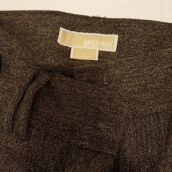 MICHAEL KORS WOOL SOFT CAPRI DRESS PANTS - Picture 2 of 8